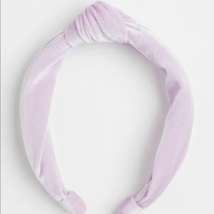 H&M NEW LIGHT PURPLE KNOT-DETAILED HEADBAND NEW